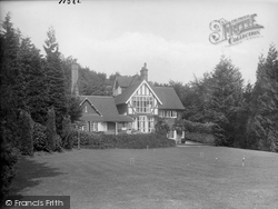 Edith Cavell Home Of Rest 1921, Haslemere