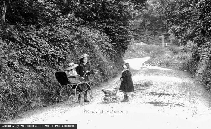 Photo of Haslemere, Girls And Prams 1907