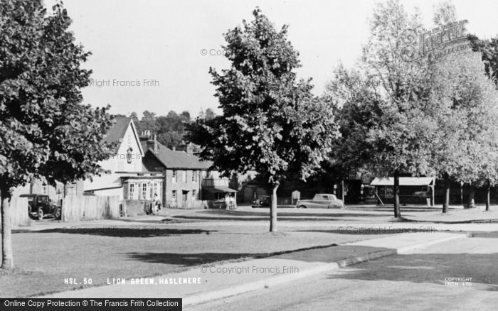 Photo of Haslemere, Lion Green c.1955