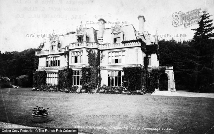 Photo of Haslemere, Lord Tennyson's 'aldworth' 1899