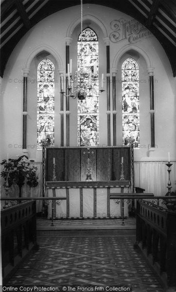 Photo of Haslemere, Parish Church Interior c.1965