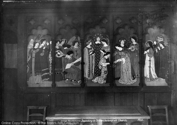 Photo of Haslemere, Tapestry In St Bartholomew's Church 1906