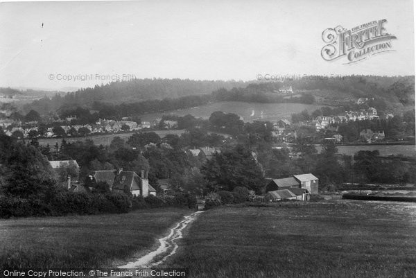 Photo of Haslemere, View Down Woolmer Hill 1915