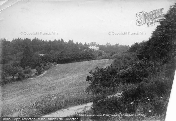 Photo of Haslemere, View From Farnham Lane 1902