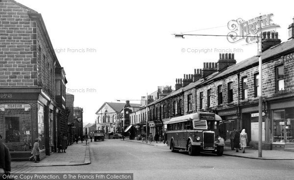 Photo of Haslingden, Manchester Road c.1955