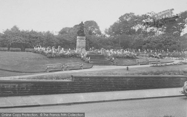 Photo of Haslingden, Memorial Gardens c.1953