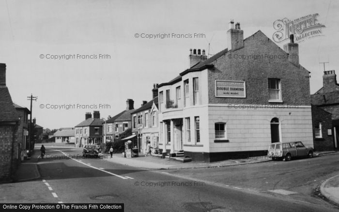 Photo of Haslington, Crewe Road c.1960