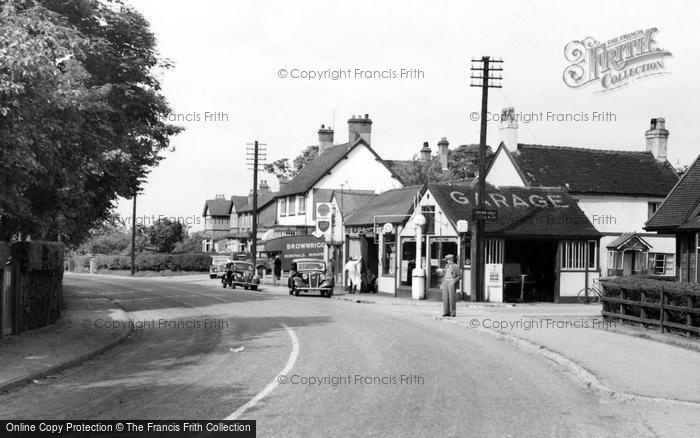 Photo of Haslington, High Street, Garage c.1955