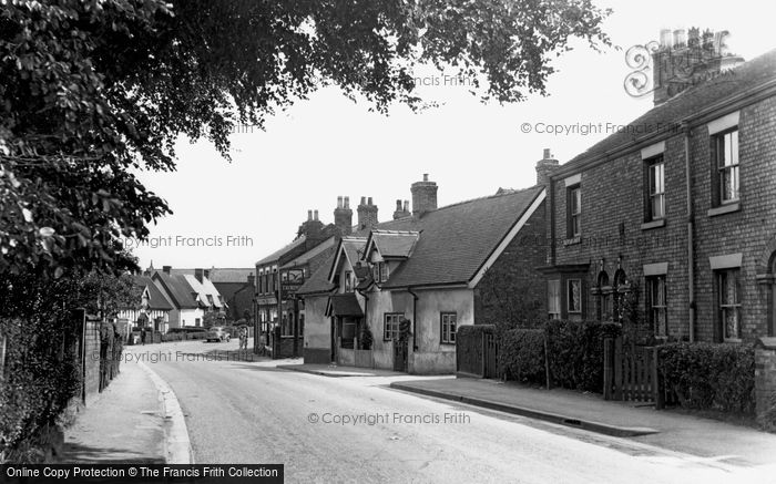 Photo of Haslington, The Village c.1955