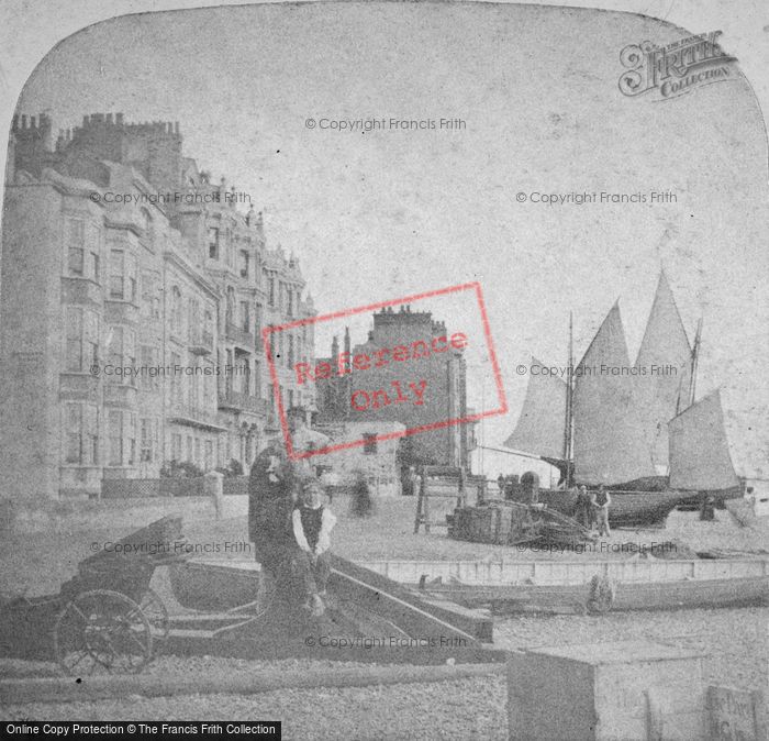 Photo of Hastings, A View Near The Queens Hotel c.1865