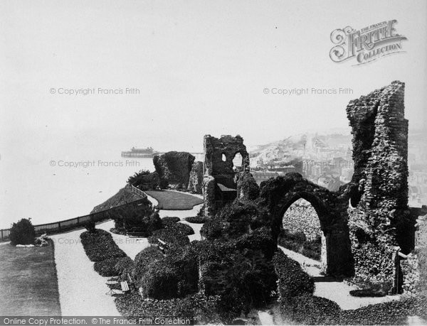 Photo of Hastings, And The Castle From The Castle Grounds c.1880