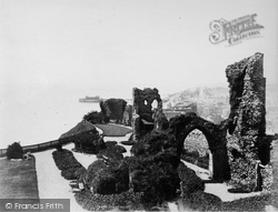 And The Castle From The Castle Grounds c.1880, Hastings