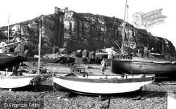 Beach And Cliff Lift c.1955, Hastings