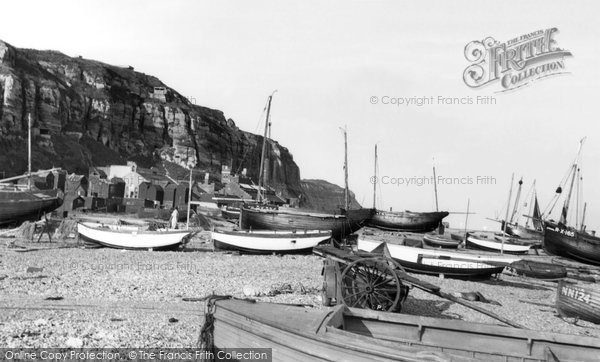 Photo of Hastings, Beach c.1955