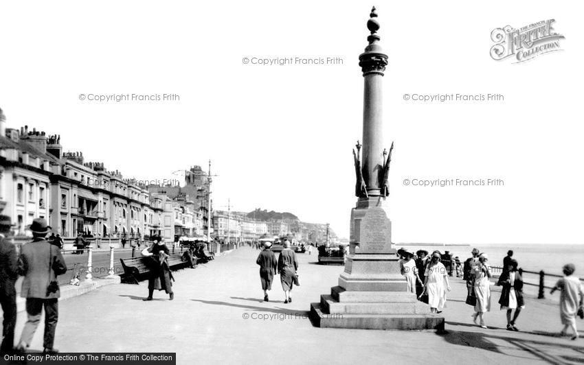 Hastings, Boer War Memorial, the Promenade 1925