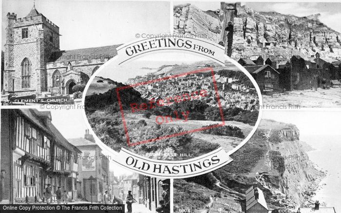 Photo of Hastings, Composite c.1950
