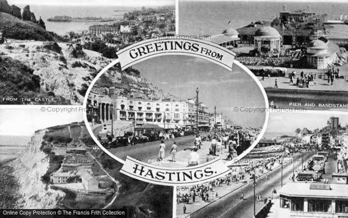 Photo of Hastings, Composite c.1950