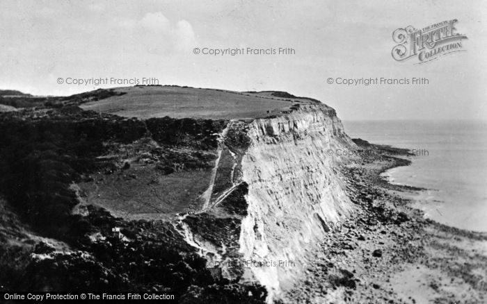 Photo of Hastings, Ecclesborough Cliffs c.1910