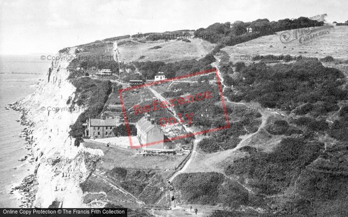 Photo of Hastings, Ecclesbourne Cliffs, Looking West c.1950