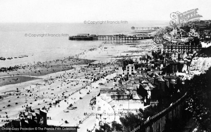 Photo of Hastings, From The Castle c.1930