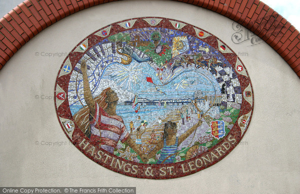 Photo of Hastings, Mosaic On Underpass In Castle Street 2004