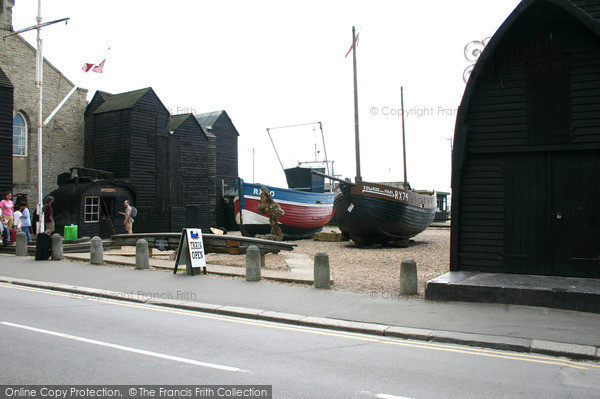 Photo of Hastings, Old Fishermen's Huts 2004