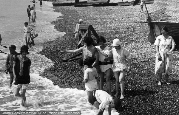 Photo of Hastings, On The Beach 1925