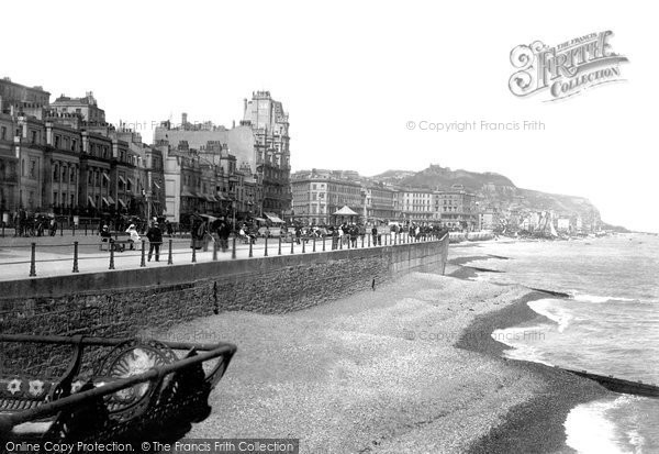 Photo of Hastings, Seafront From Pier 1890