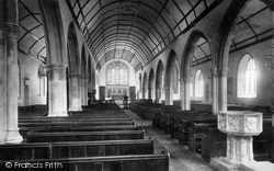 St Clement's Church Interior 1890, Hastings