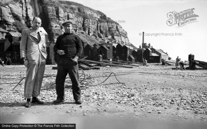 Photo of Hastings, The Beach c.1950