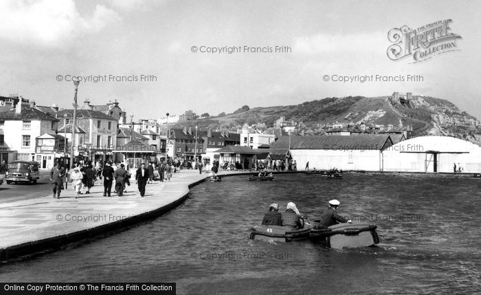 Photo of Hastings, The Boating Lake c.1955