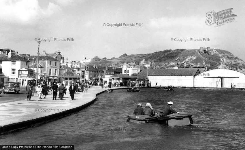 Hastings, the Boating Lake c1960