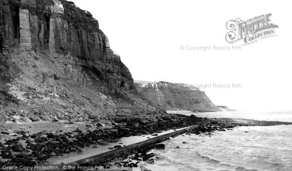 Photo of Hastings, The Cliffs c.1955