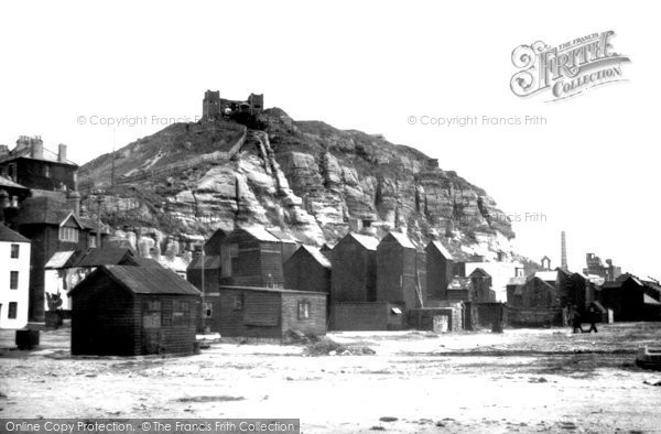 Photo of Hastings, The Net Shops c.1955
