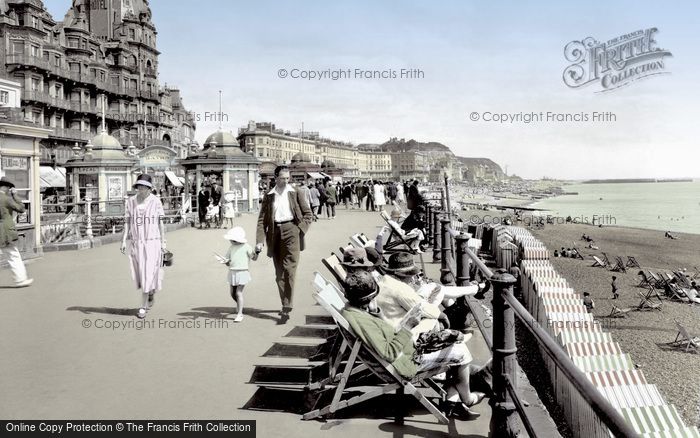 Photo of Hastings, The Promenade 1925