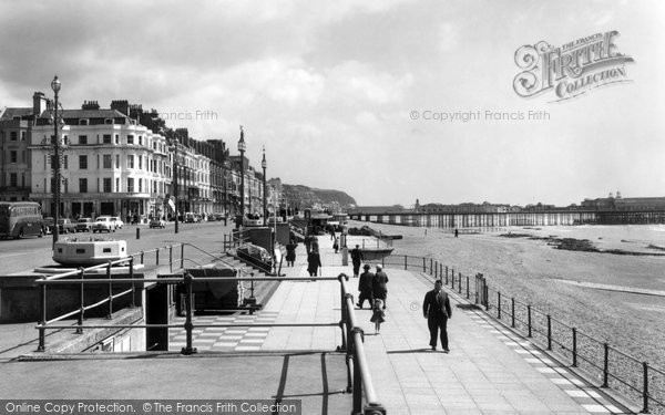 Photo of Hastings, The Promenade c.1955