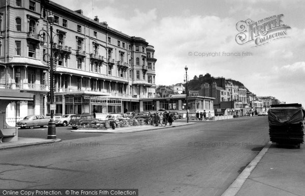 Photo of Hastings, The Queens Hotel c.1955