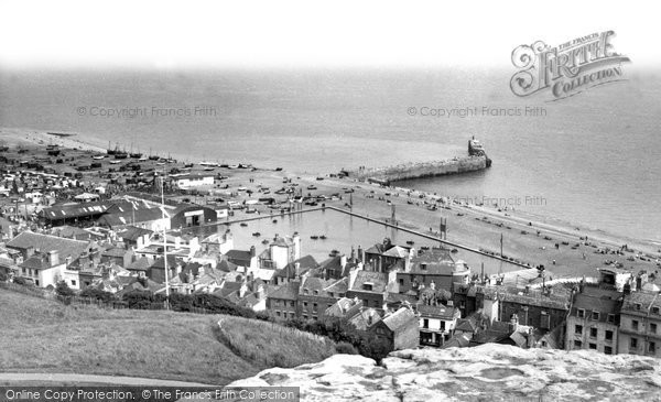 Photo of Hastings, The View From The Castle c.1955