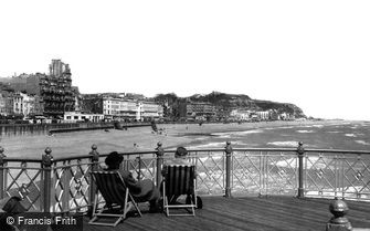 Hastings, view from the Pier c1955