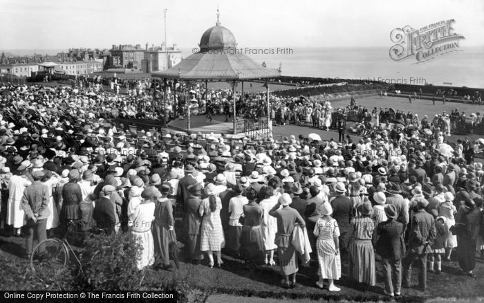 Photo of Hastings, White Rock Gardens Bandstand 1925