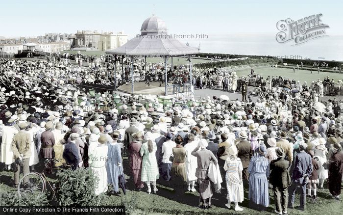 Photo of Hastings, White Rock Gardens Bandstand 1925