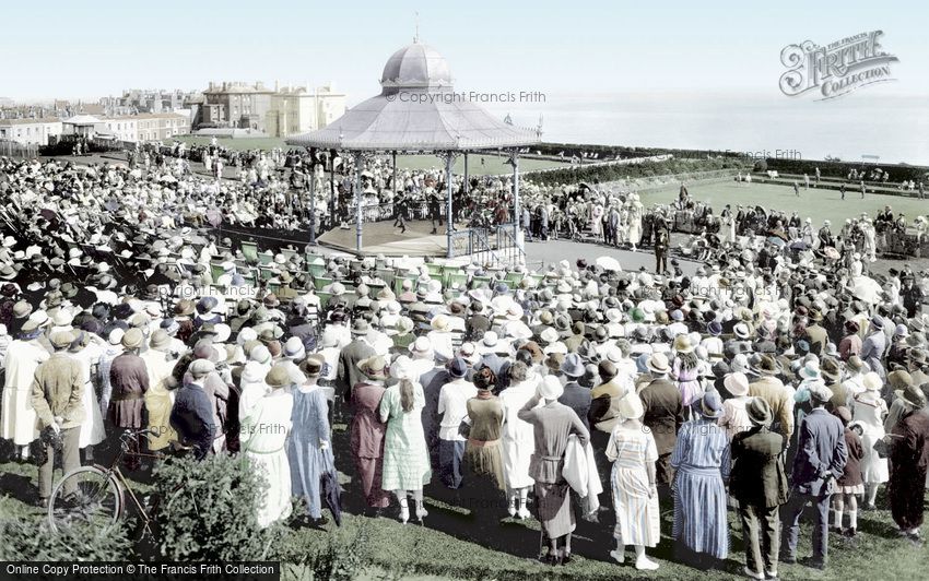 Hastings, White Rock Gardens Bandstand 1925