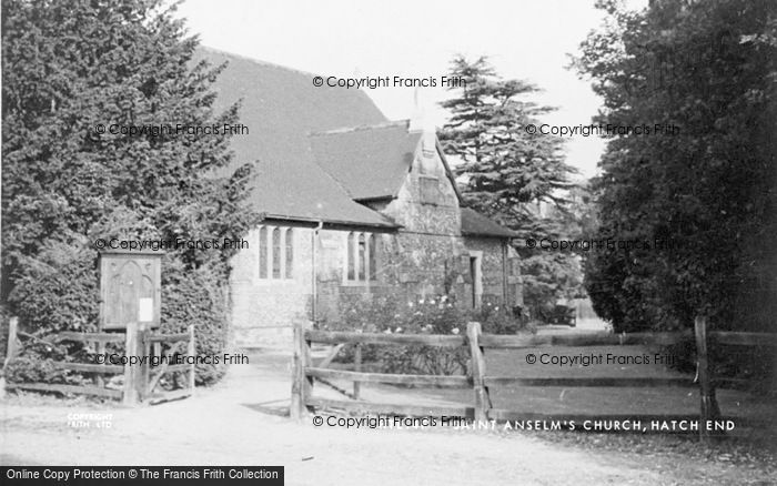 Photo of Hatch End, St Anselm's Church c.1955