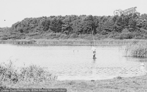 Photo of Hatchmere, Fishing In The Lake c.1955