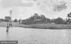 The Lake And Café c.1955, Hatchmere