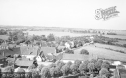 View From Church Tower c.1960, Hatfield Broad Oak