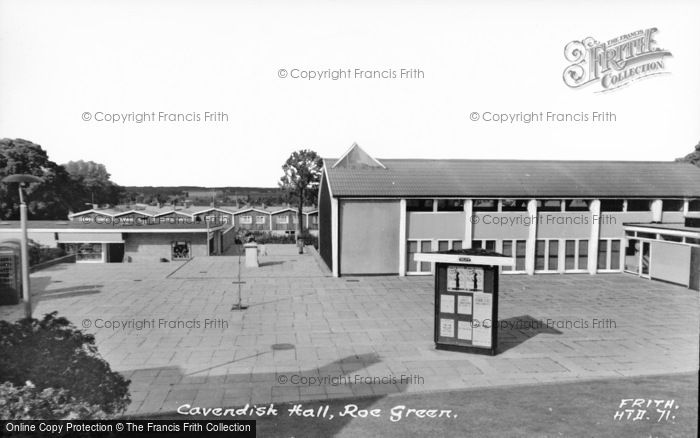 Photo of Hatfield, Cavendish Hall, Roe Green c.1965