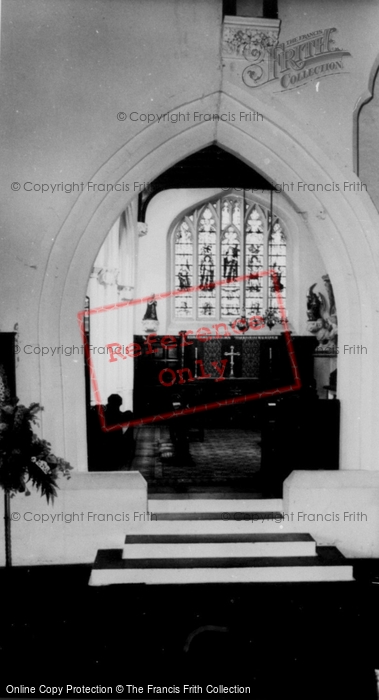 Photo of Hatfield, Church Interior, The Brocket Chapel c.1965