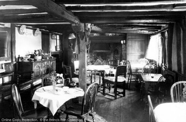 Photo of Hatfield Heath, The Clipped Hedge Tea Rooms Interior c.1955