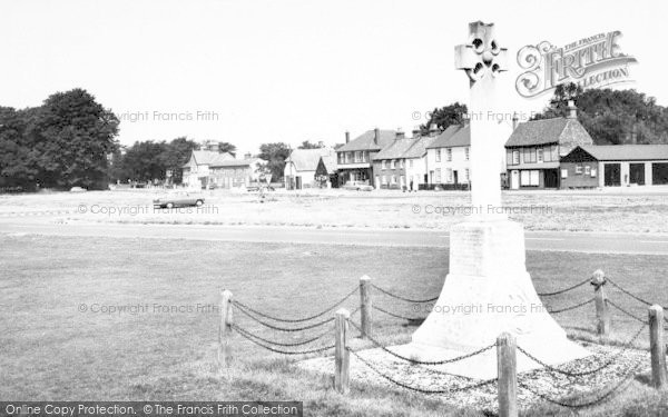 Photo of Hatfield Heath, The Memorial And Post Office c.1965